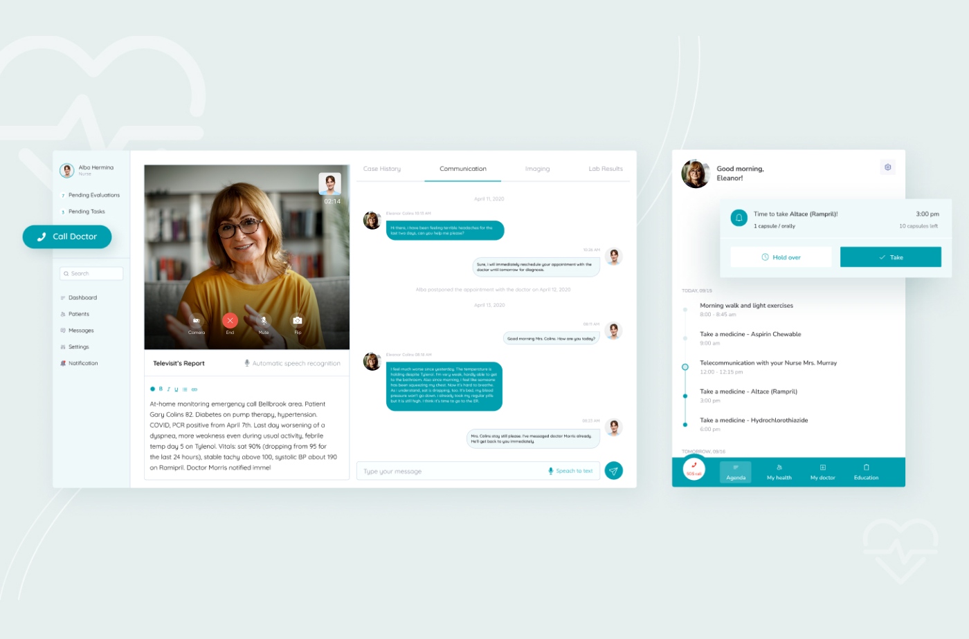 Remote patient monitoring software integrated into home care EHR preview