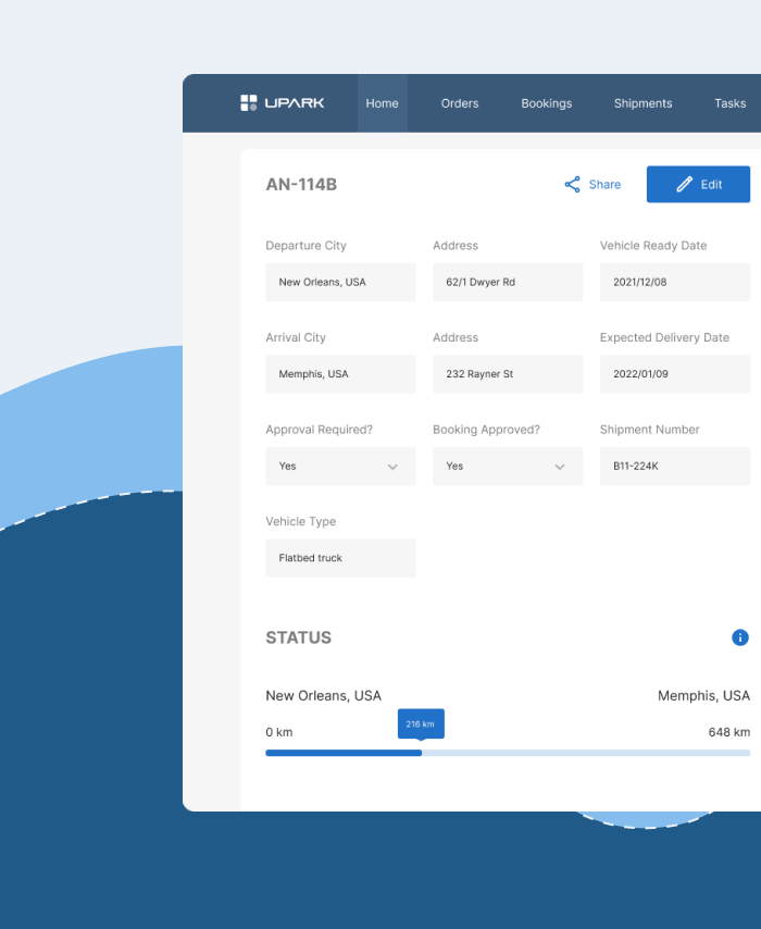 Eine logistische Blockchain-Plattform für Frachtbuchungen und Speditionsversand preview