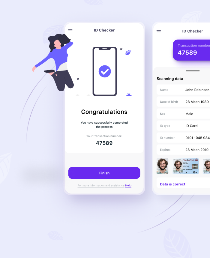 App for identity verification preview