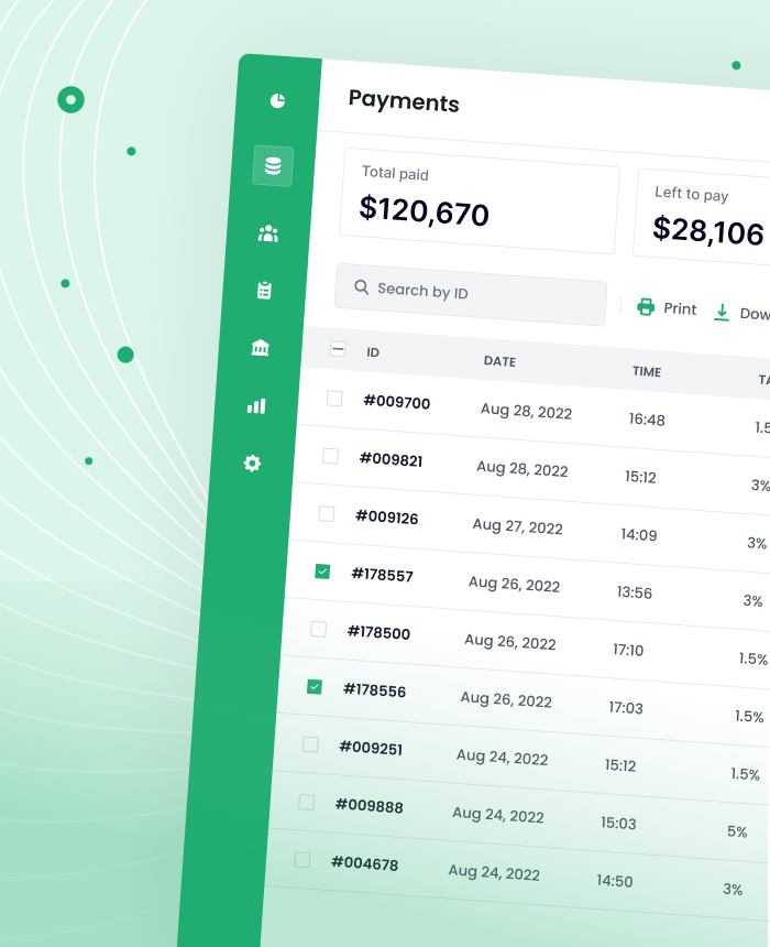 A Mass Payout Platform preview