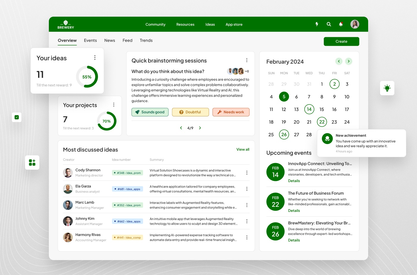 Building innovation management on Azure preview