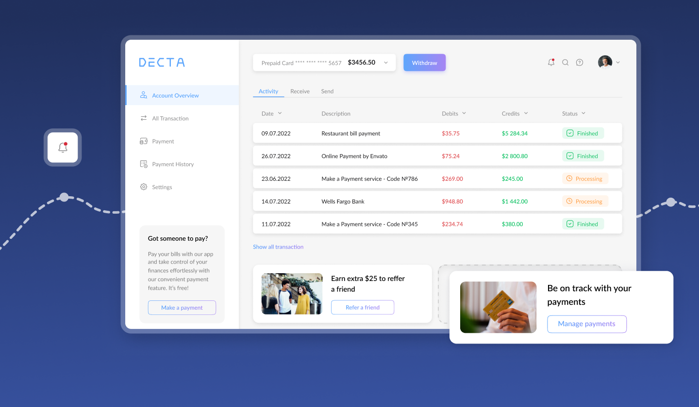 Online Payment Gateway with Virtual Card Issuance and SWIFT Support preview