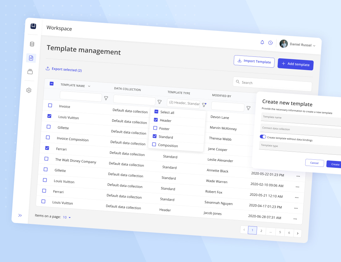 AWS-based PDF management platform preview