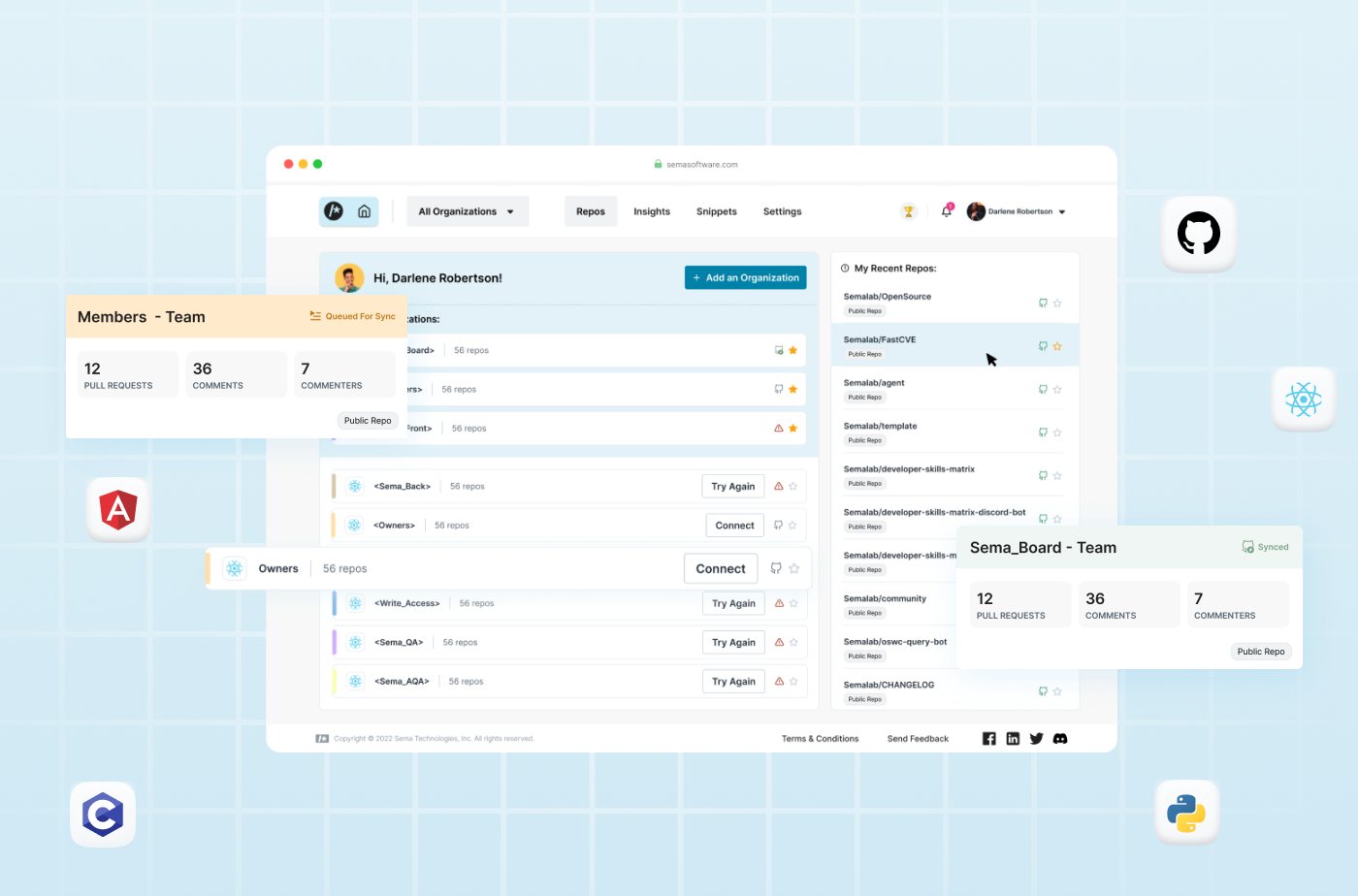 A web app for code reviews preview